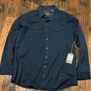 Howler Brothers Navy Casual Button Down Shirt